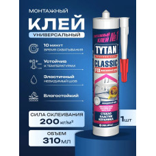 Жидкие гвозди клей прозрачный TYTAN Classic FIX 310мл